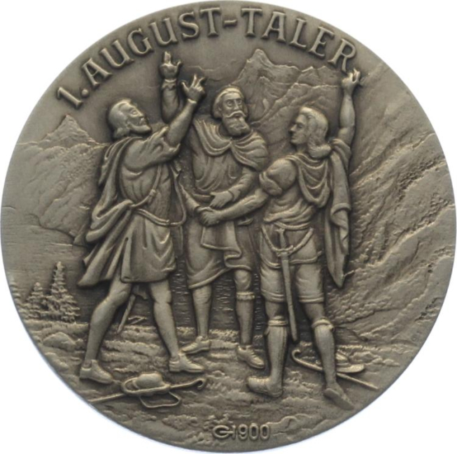 1. August-Taler 2006 - Hexenverbrennung im Mittelalter